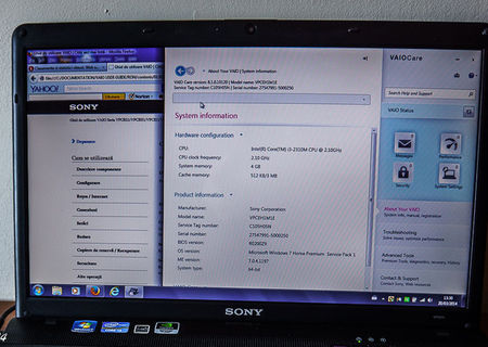 Laptop Sony Vaio