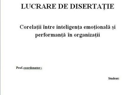 Licenta disertatie comunicare comportament organizational