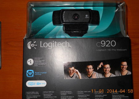 Logitech Webcam HD C920 Pro, 15MP, Full HD