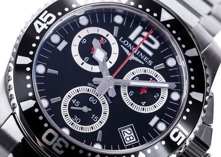 Longines Hydro Conquest L3.643. 4.56.6 Black Dial