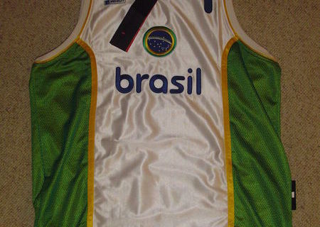 Maieu basketball Jersey Alb-Verde AND1 Brasil