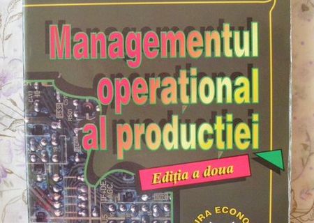 -	Managementul operational al productiei – George Moldoveanu, Editura Economica