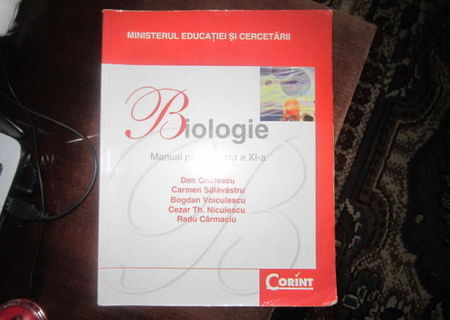 Manual de Biologie rosu clasa 11