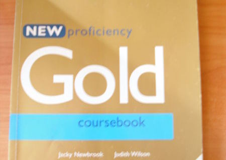 Manual Engleza. New proficiency Gold coursebook.