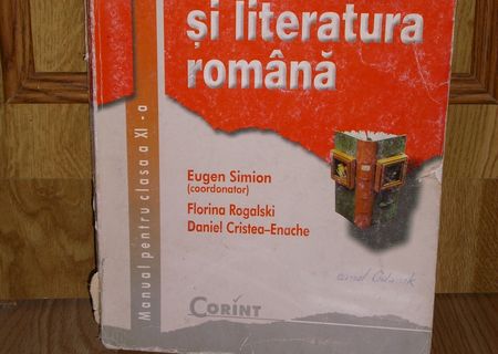 Manual Limba si literatura romana clasa a XI-a