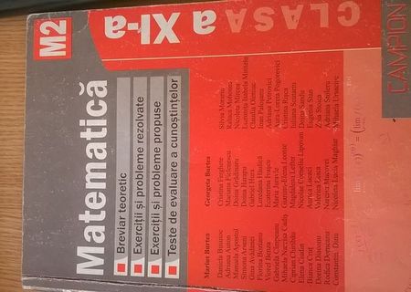 Manual matematica cls XI ,M2, ed Campion