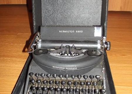 masina de scris Remington Rand vintage 1945 USA