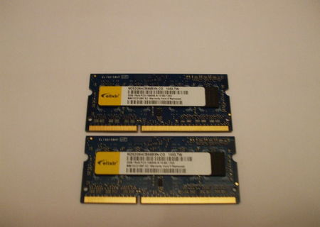 Memorii Elixir DDR3 2x2GB 1333MHz - Laptop