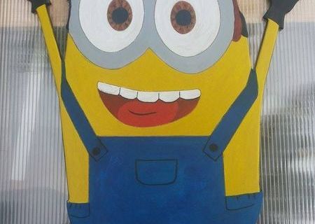 minions din mdf pictat