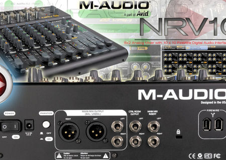 Mixer Analog/interfata Audio Firewire  M-Audio NRV10