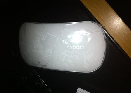 Mouse rapoo t6, 2. 4ghz, alb, touch scroll