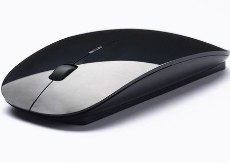 Mouse wireless tip Apple, USB, negru, super slim NOU