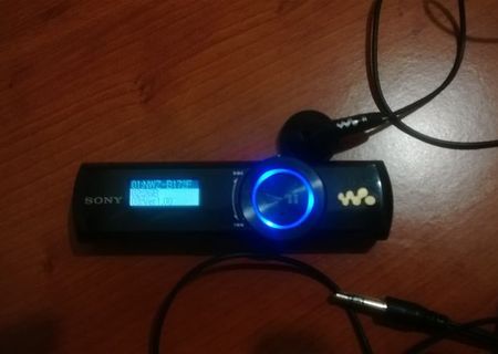 Mp3 sony walkman negru 2gb + casti originale