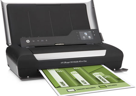 Multifunctional hp officejet 150 mobile l511a all- in- one, a4