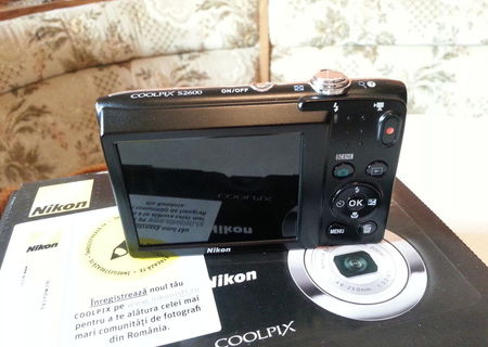 Nikon Coolpix S2600 cu garantie