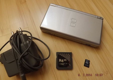 Nintendo ds lite+ card de modare+ card microsd 2GB