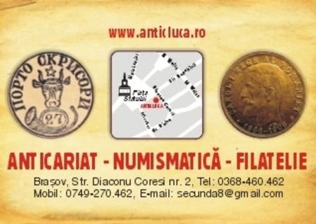 Numismatica-Filatelie-Antichitati