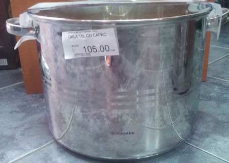 Oala inox de 15 L Blaumann