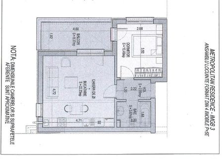 Oportunitate!!! apartament spatios(48 mp) direct de la propietar.