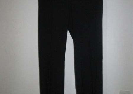 Pantalon office negru mas 44 (L-XL), compozitie lana