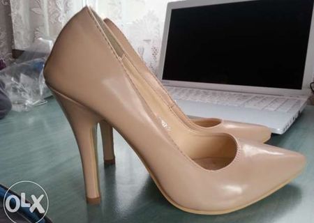 Pantofi Stiletto Nude