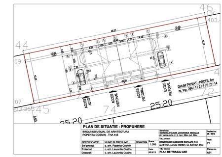 Parte casa cuplata (duplex)