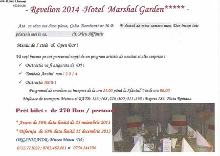 PARTY REVELION 2014 MARSHAL GARDEN