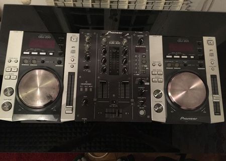 PIONEER : 2 x CDJ 200 + DJM 400