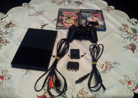 PlayStation 2 stare foarte buna + 2 Jocuri cadou