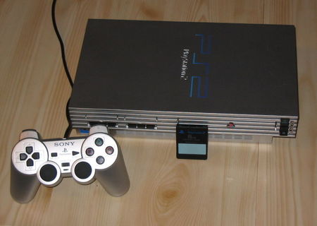 PlayStation2 silver,Orange Stockholm 4.0.4