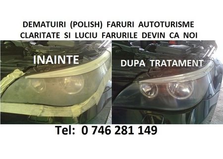 Polish Dematuiri Faruri Autoturisme Claritate si Luciu