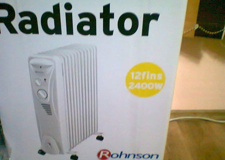 radiator electric pe ulei rhonson