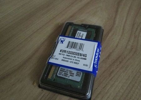 RAM Laptop Kingston ValueRam 4GB DDR3 1333MHz CL9