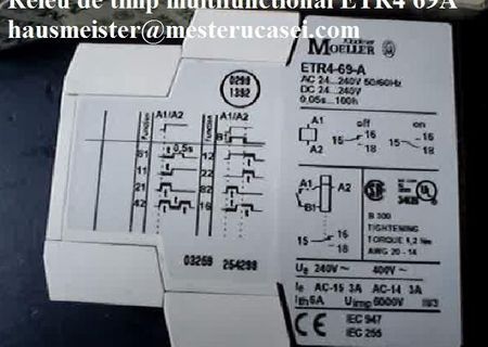 Releu de timp multifunctional ETR4 69A