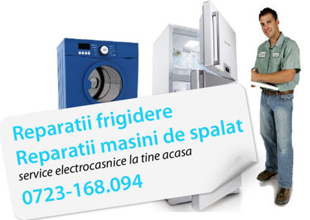 Reparatii masini de spalat, frigidere