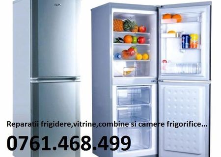 Reparatii & service frigidere,vitrine,combine si camere frigorifice