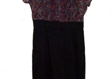 Rochie casual/ de zi mov-negru Orsay