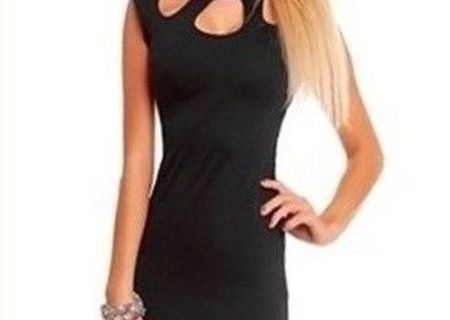 Rochie neagra scurta