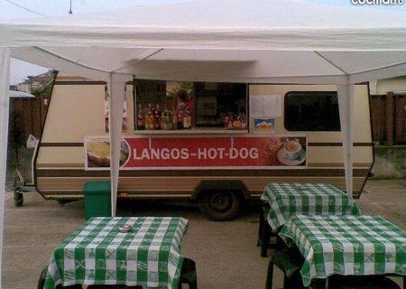 Rulota echipata pt langhoserie si Hot- dog