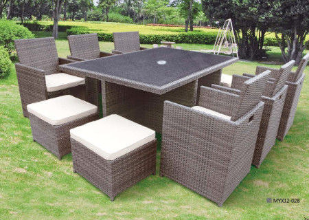 set mobilier din rattan pentru gradina/dining