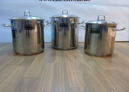 Set oale inox 6 pcs 8L, 10L, 13L