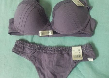 SET Sutien - chilot, 90B, M, NOU