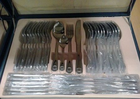 Set tacamuri din inox 72 piese