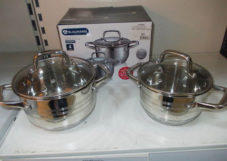 Set vase inox 4 pcs