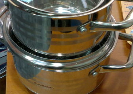 set vase inox 4 pcs