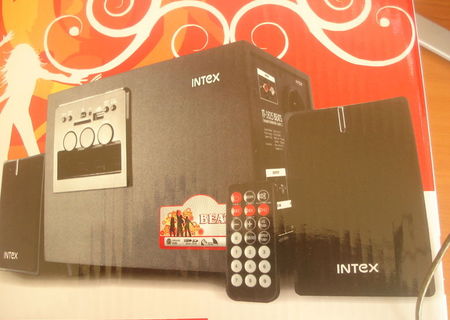 sistem audio 2.1USB telecomanda intex