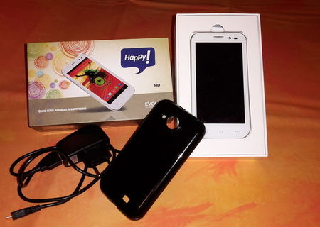 Smartphone Evolio Happy Dual SIM-NEVERLOCKED + GARANTIE + Husa