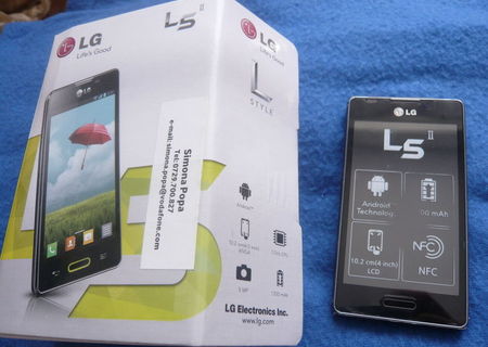 smartphone LG Optimus L5 II NOU garantie, toate accesoriile