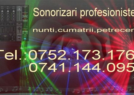 SONORIZARI NUNTI,CUMATRII