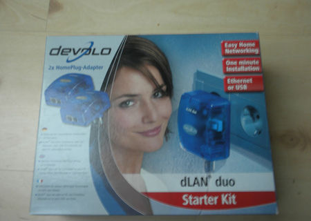 Starter kit, dlan duo, devolo, 2x HomePlug-Adapter